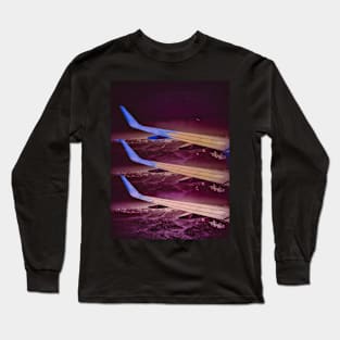 Fly Away Sky Adventure Flight Plane Long Sleeve T-Shirt